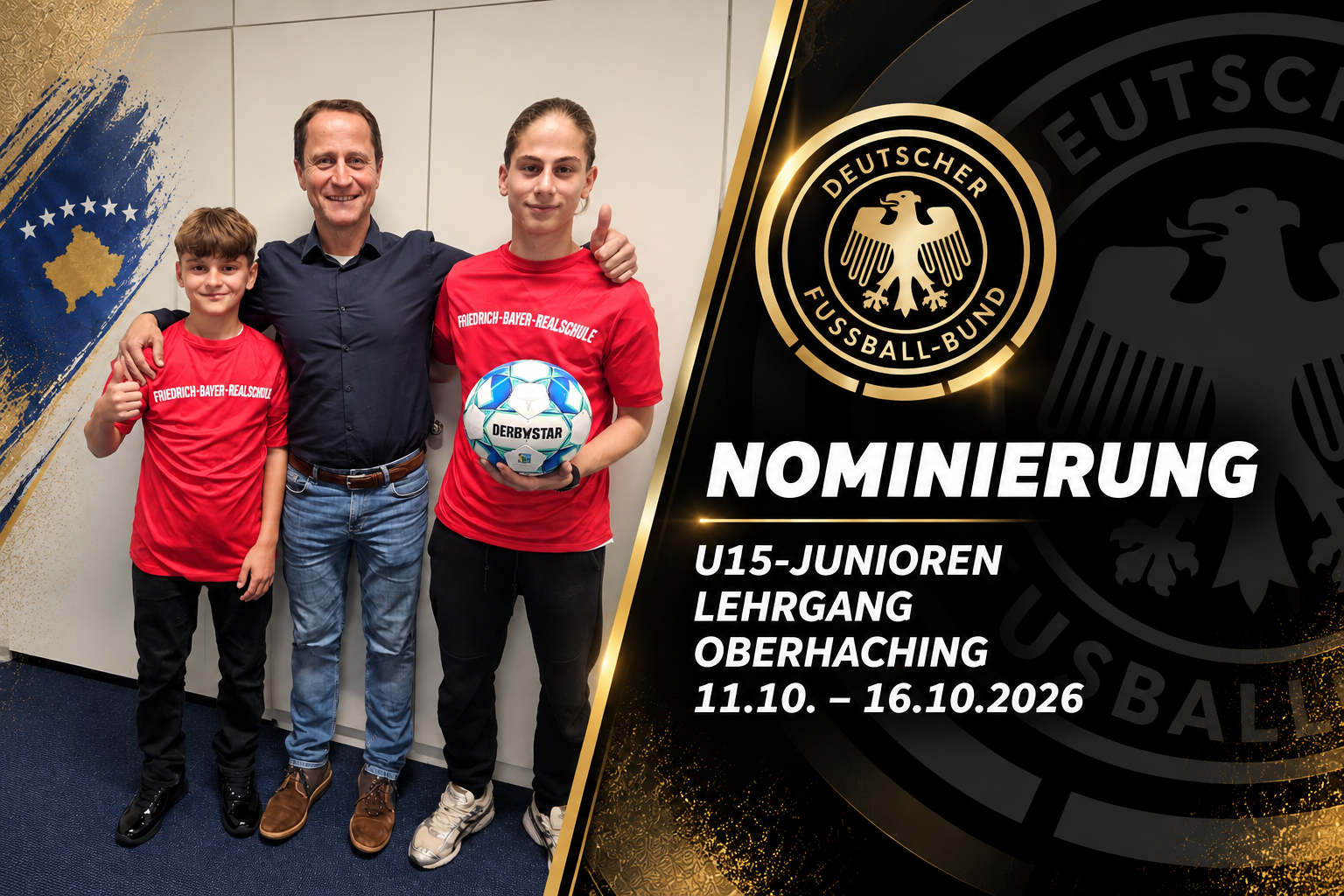 Kian und Erand für die Fußball-Nationalmannschaft nominiert
